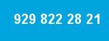 929 822 28 21 929 822 28 21